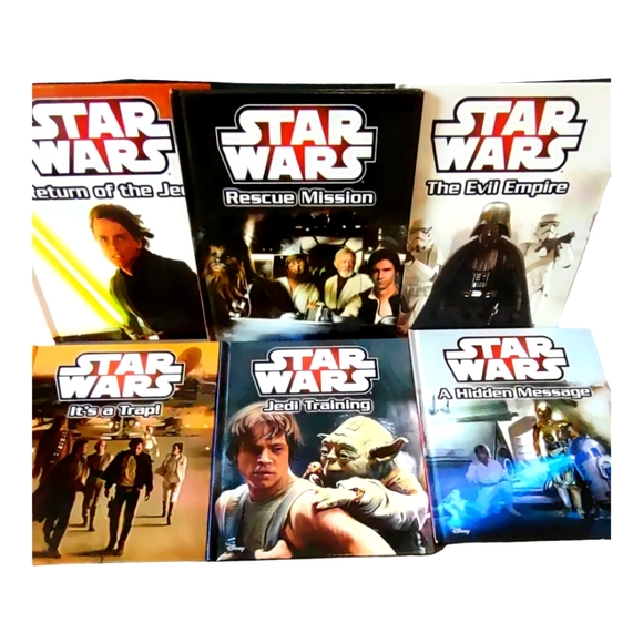 Star Wars Books Story Reader Set of 6 Return of the Jedi Final Battle - Picture 5 of 8